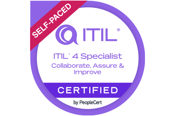 ITIL® 4 Specialist: Collaborate, Assure and Improve Self-Paced Online Course & Examination
