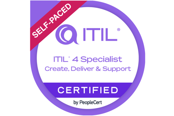 ITIL® 4 Specialist: Create, Deliver & Support Self-Paced Online Course & Examination